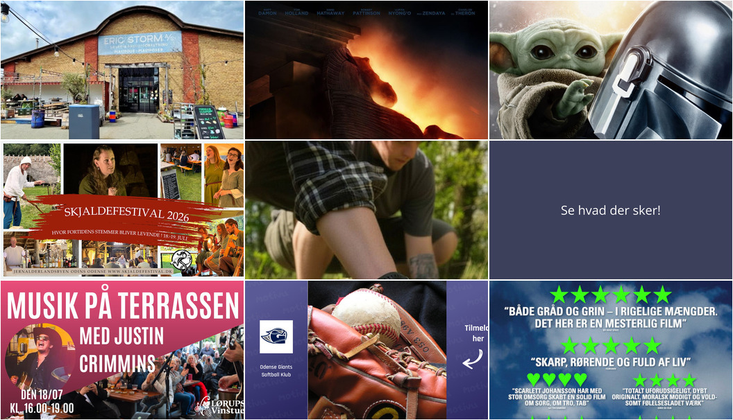 Odense i sommerweekenden: Fra havnetur til musikalske oplevelser og film