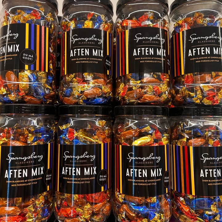 Meny Randers melder udsolgt af JA-TAK Spangsberg Aften Mix 600g