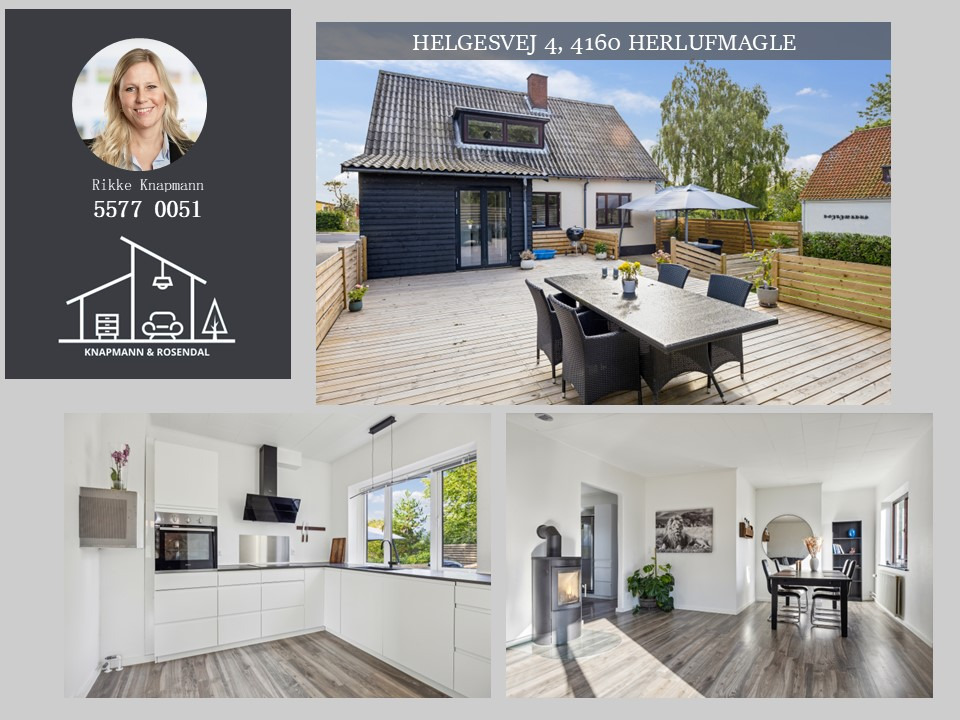 Knapmann & Rosendal ApS åbner dørene til villa på Helgesvej i Herlufmagle