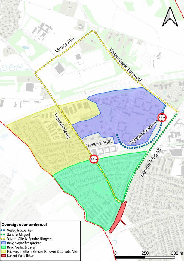 Trafikomlægning i Vallensbæk på grund af letbanearbejde skaber udfordringer i april
