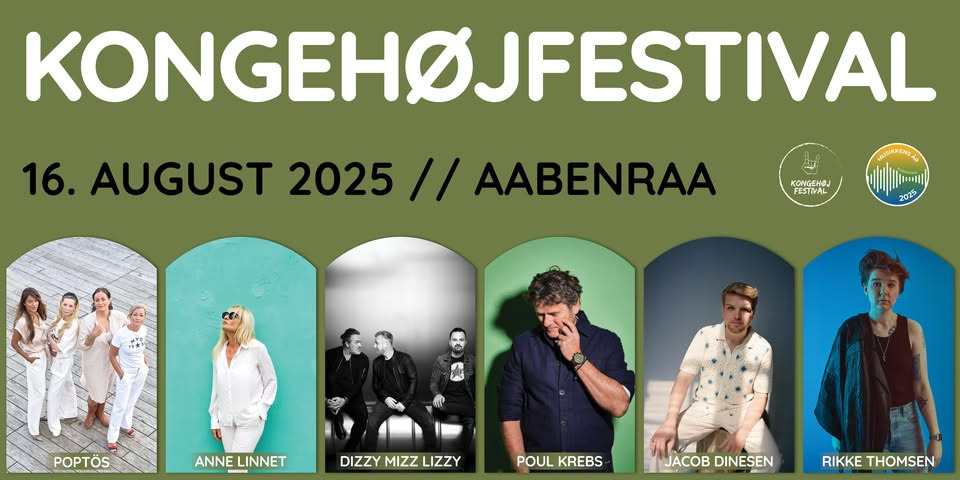 KongehøjFestival 2025 bringer stjerner til Aabenraa
