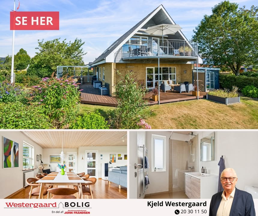 Westergaard Bolig præsenterer familievenlig villa med udsigt i Brønderslev