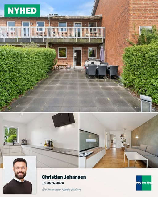 Nybolig Hvidovre - Alexander Holm præsenterer skøn stuelejlighed med terrasse i Hvidovre