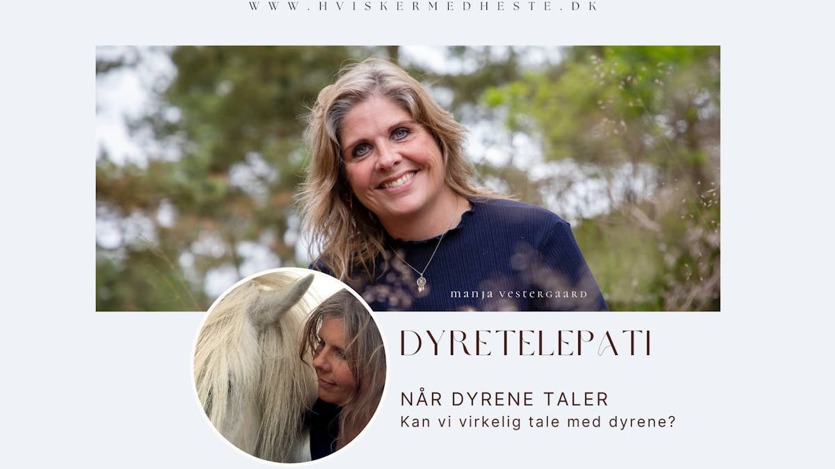 Kan vi virkelig tale med dyrene? Foredrag med Manja Vestergaard