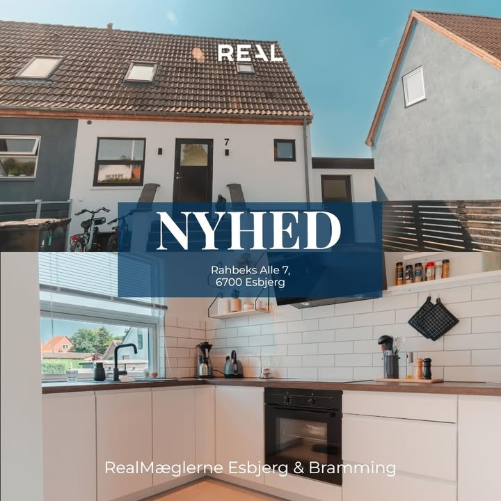 RealMæglerne Esbjerg og Bramming præsenterer indflytningsklar dobbelthus med luksuriøs kælder