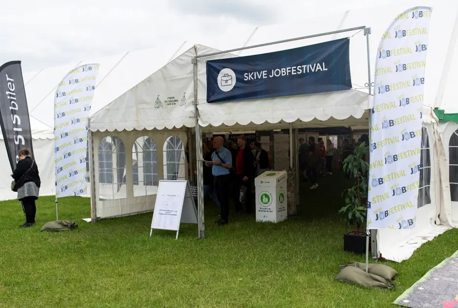 Stort jobmarked samler virksomheder og jobsøgere i Skive 2025-festival