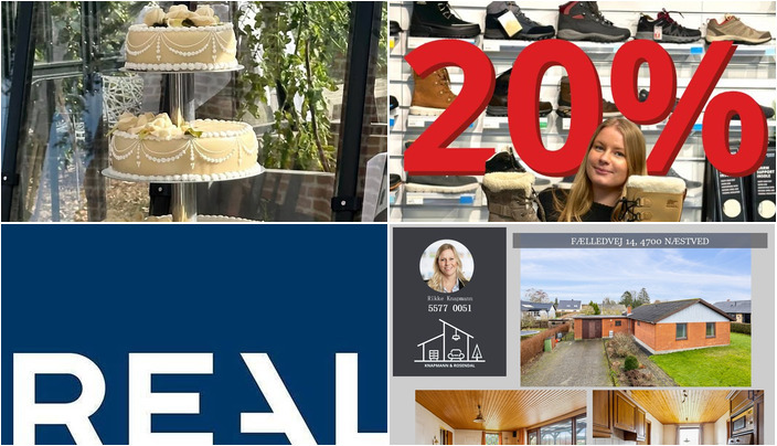 Nyt fra Bruuns Chokolade, Slagelse Camping og Outdoor Center, RealMæglerne Næstved by Bülow ApS og 1 anden