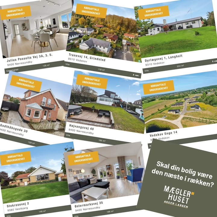 Mæglerhuset underskriver 17 købsaftaler i marts måned