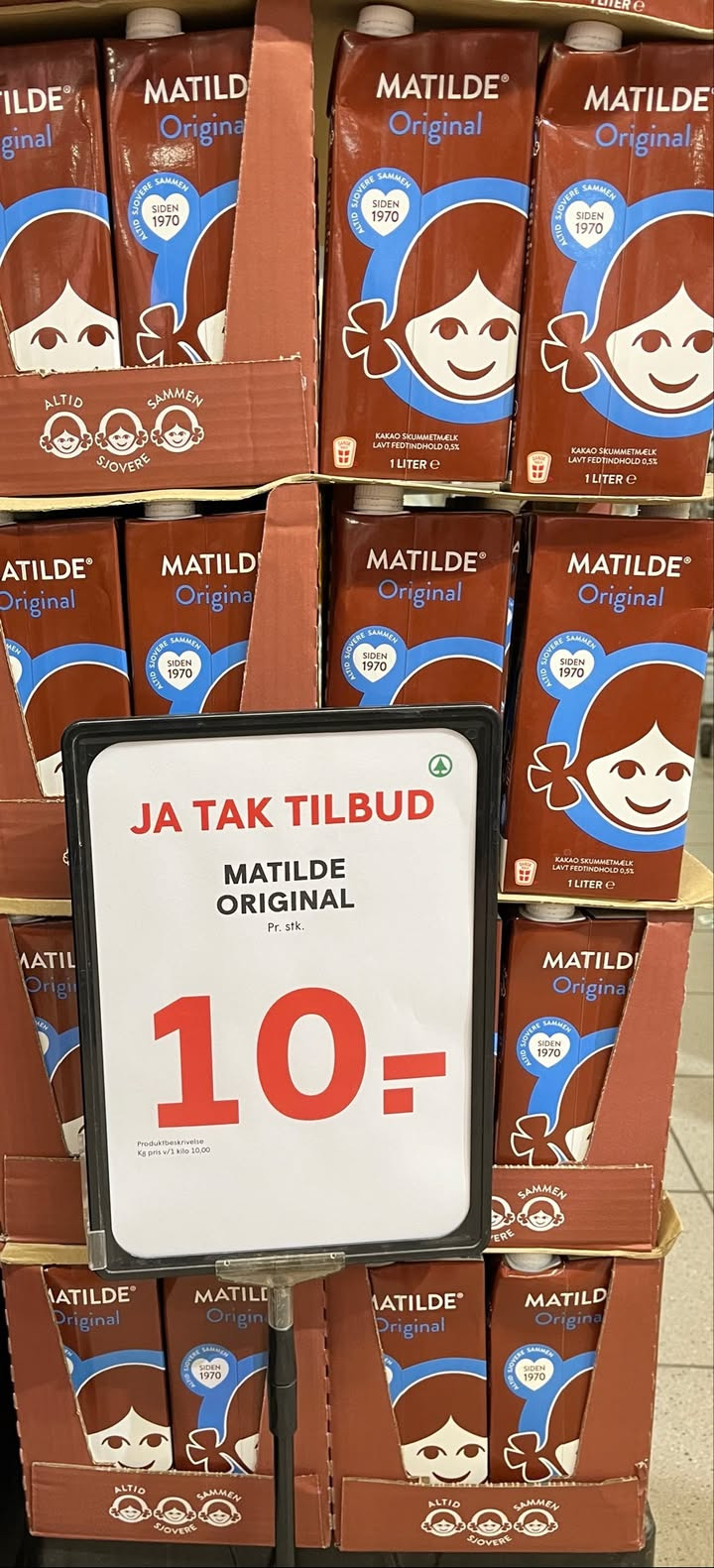 Spar Fårup lancerer mandagsbasker med Mathilde kakaomælk til 10 kr