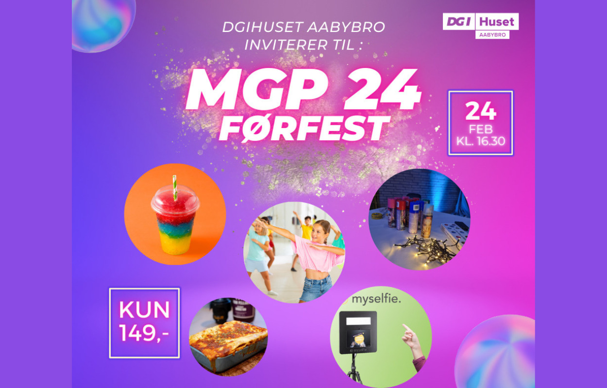 MGP Førfest 2024: En aften fyldt med fest og hits hos DGI Huset Aabybro