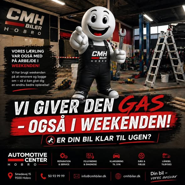 Oscar Biludlejning Hobro er klar til en ny uge med fokus på din bils driftssikkerhed