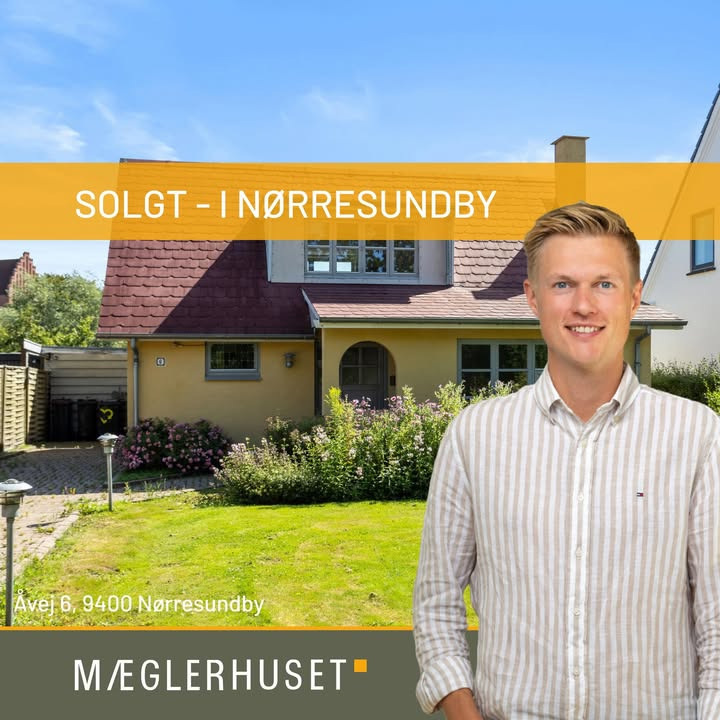 Mæglerhuset sælger bolig på Åvej 6 tæt ved Lindholm Å
