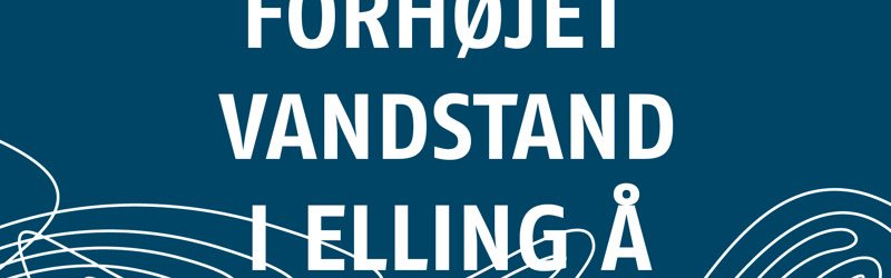 Stigende vandstand i Elling Å fører til vejlukning og øget beredskab i Frederikshavn kommune