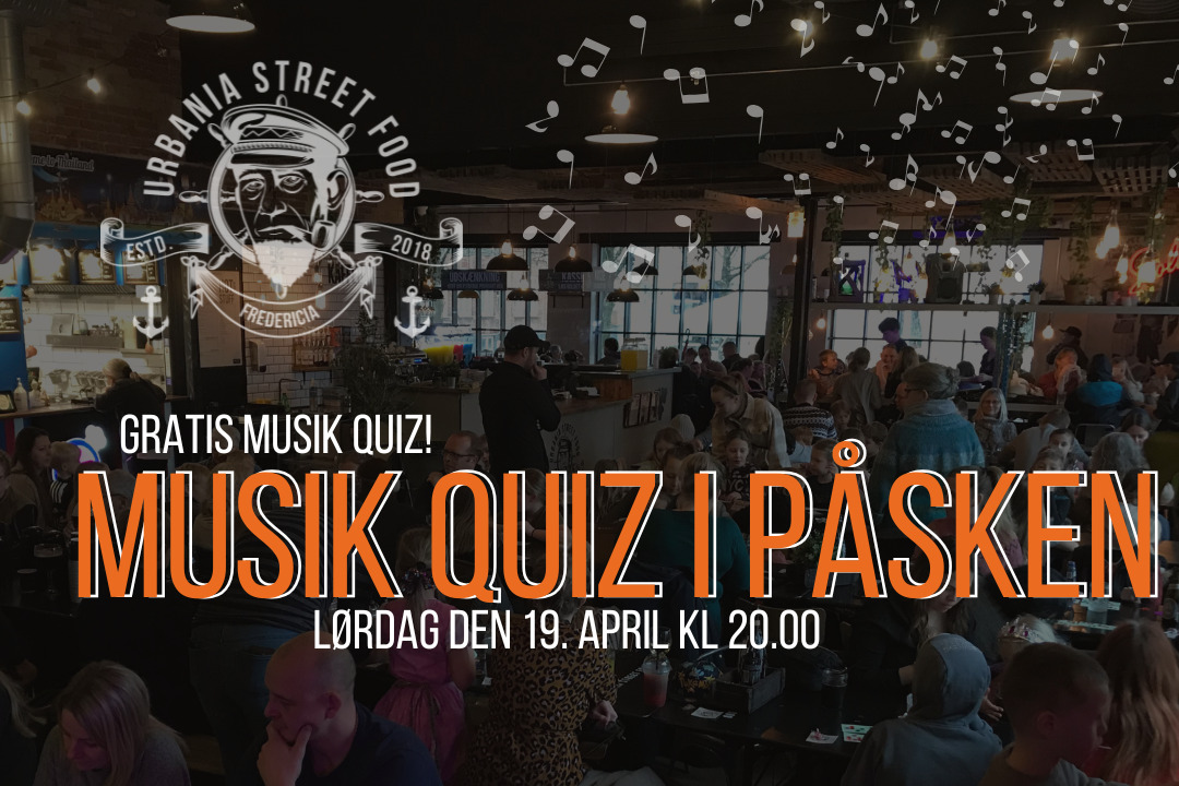 Festlig musikquiz på Urbania Street Food i Fredericia