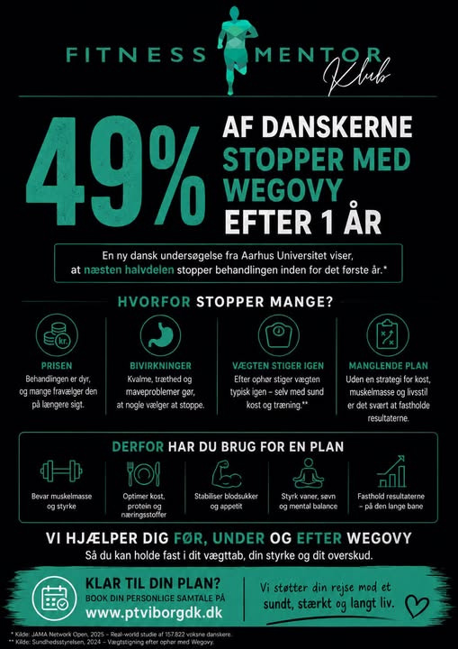 Fitnessmentor Klub tilbyder gratis InBody-scanning og plan efter Wegovy