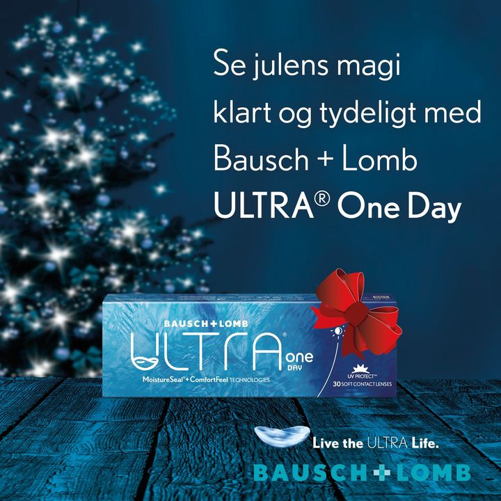 Byens optik præsenterer fugtbevarende kontaktlinser til jul