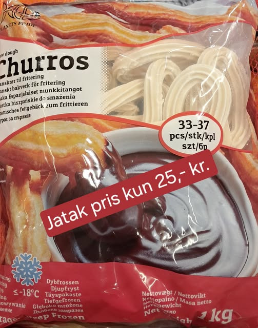 Spar Valsgård tilbyder churros til specialpris: Bestil nu før søndag