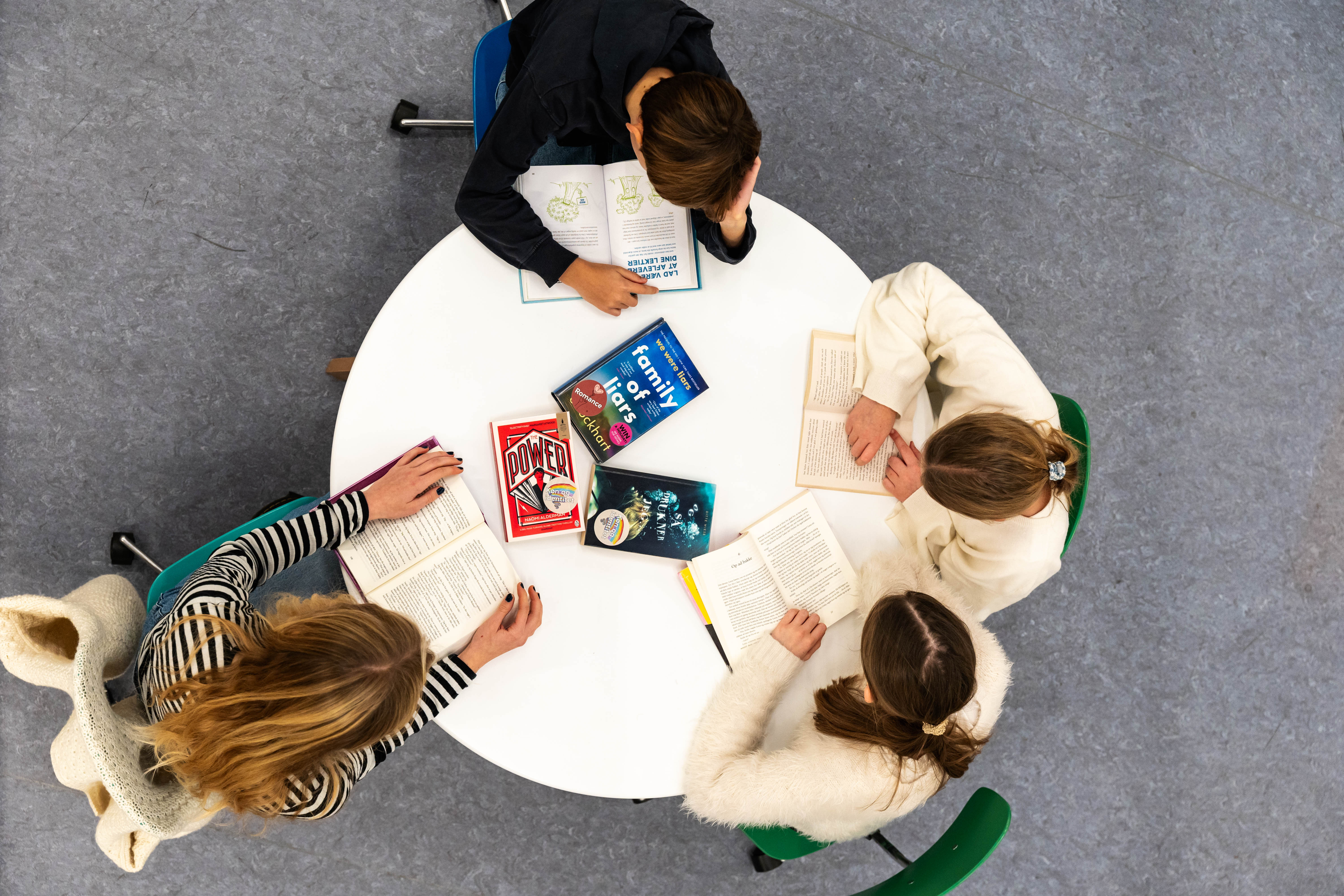 Unge bogentusiaster mødes på Aalborg Bibliotek