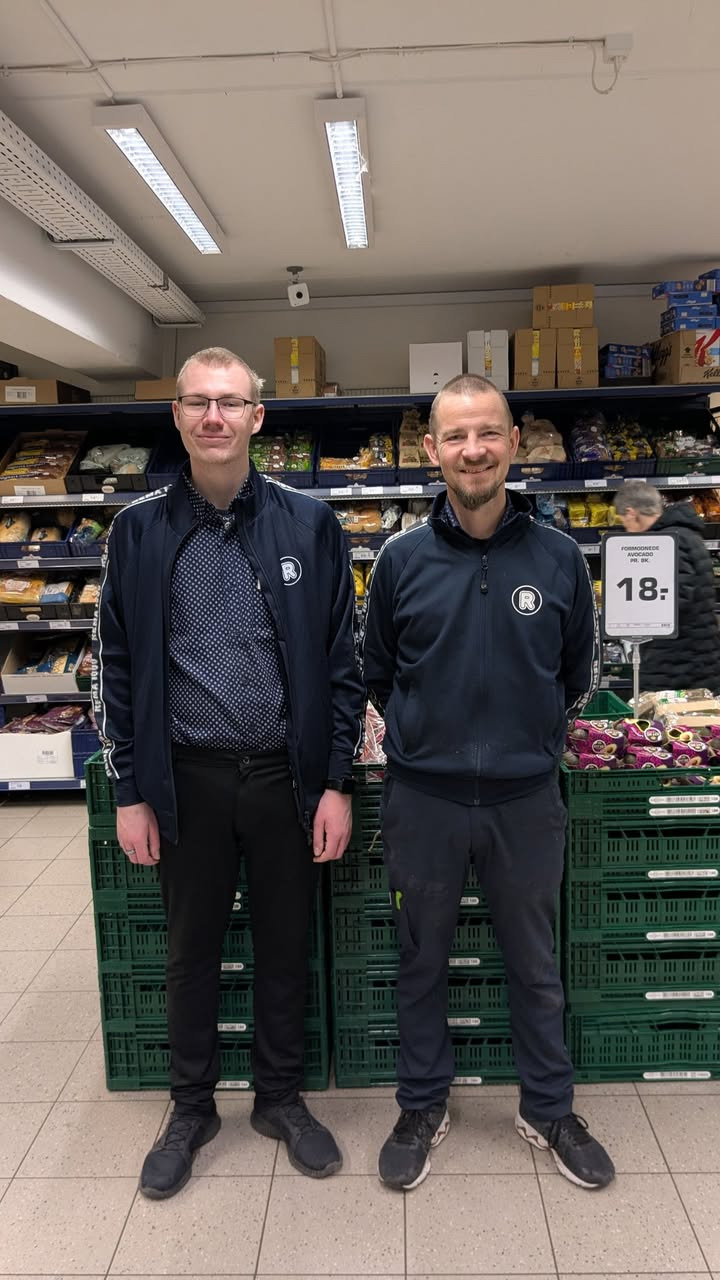 Rema 1000 Gødvad byder velkommen til ny salgsassistent elev, Mike B. Jensen