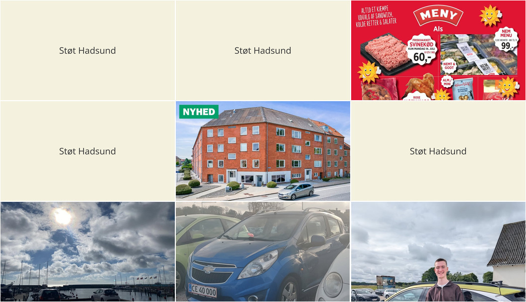 Nyt fra Meny Als, Nybolig Hadsund, Havnens Fisk Øster Hurup og 2 andre