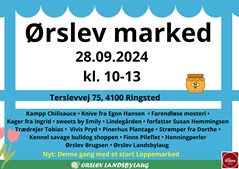 Ørslev-marked afslutter sæsonen med manér