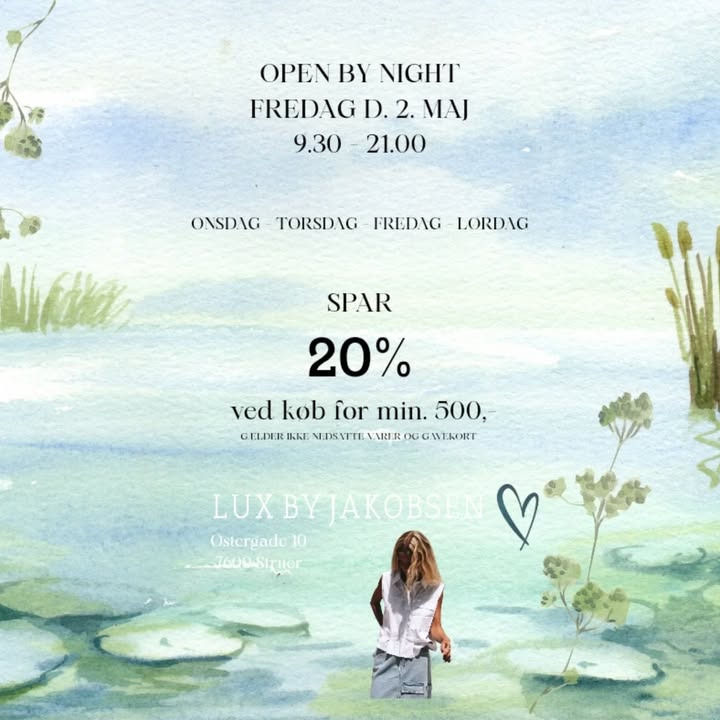 Lux By Jakobsen inviterer til Open by Night med rabatter og festligheder