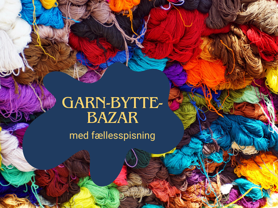 Hyld strikketøjet med garn-bytte-bazar i Kjellerup