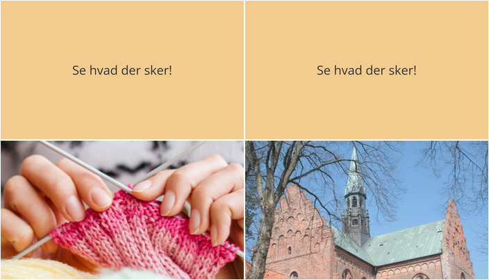 Strikkefællesskab og sommerkoncert i Løgumkloster - Se hvad der sker den kommende uge