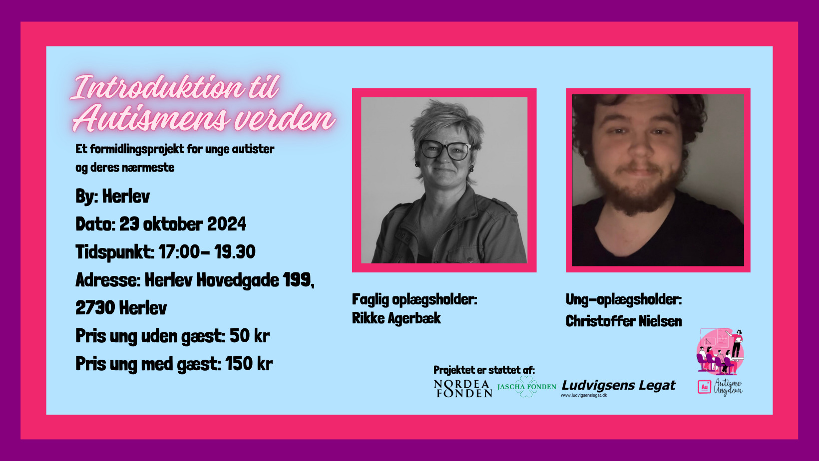 Oplægsaften: Introduktion til autismens verden i Herlev