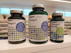 Ikast Apotek tilbyder Omega-3 Kapsler med fiskeolie til nedsat pris indtil 21. august