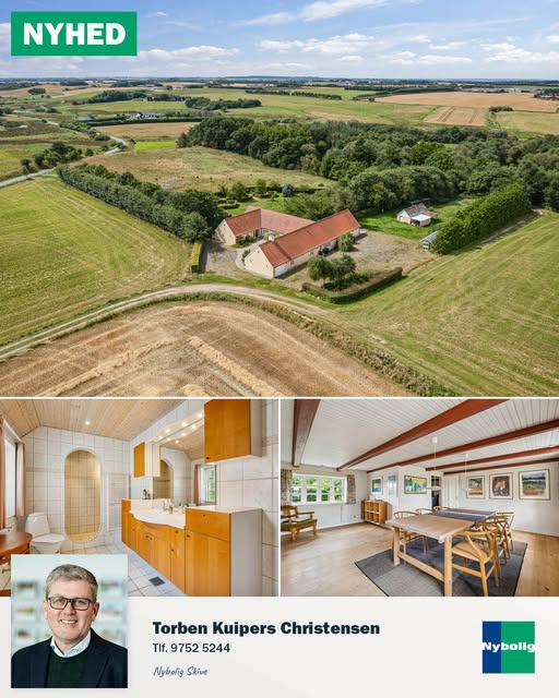 Nybolig Skive I/S fremhæver idyllisk hobbylandbrug i Balling