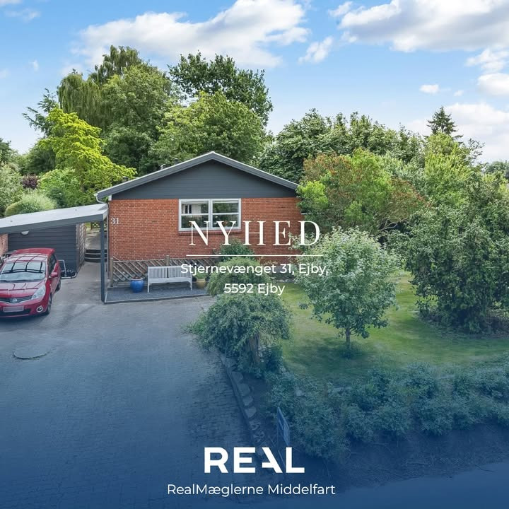 RealMæglerne Middelfart præsenterer istandsat bolig på Stjernevænget 31 i Ejby