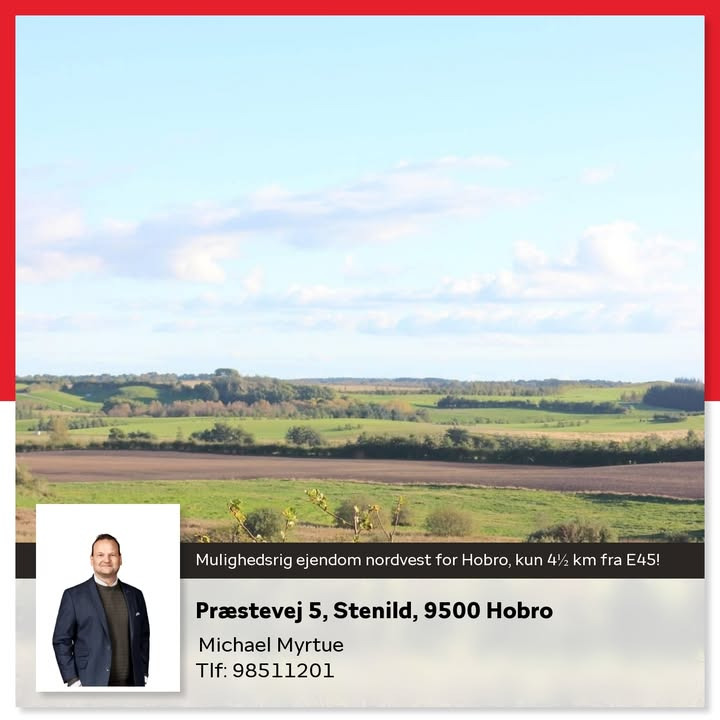 Home Hobro fremhæver unik landejendom med imponerende udhusplads i Stenild