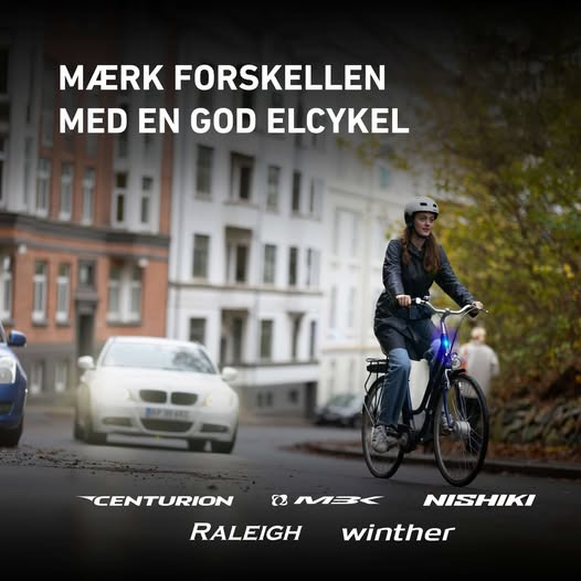 MOSQUITO CYKELCENTER LYSTRUP ApS tilbyder 30 dages gratis elcykelprøveperiode uden risiko