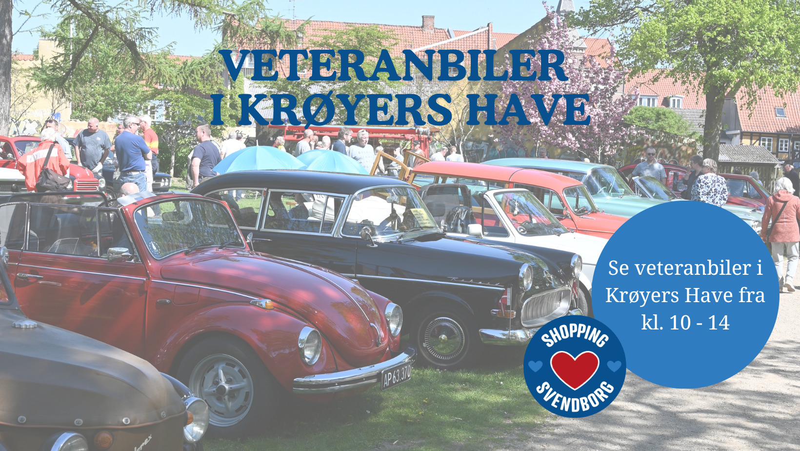 Udstilling af veteranbiler i Krøyers Have