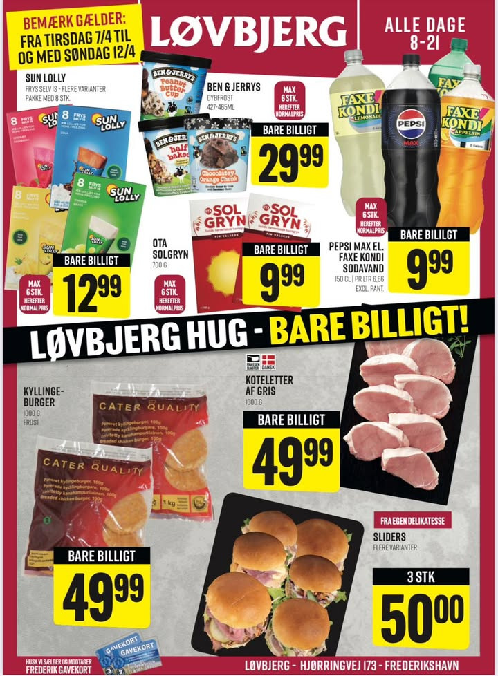 Løvbjerg Frederikshavn præsenterer nye lokale tilbud i denne uge