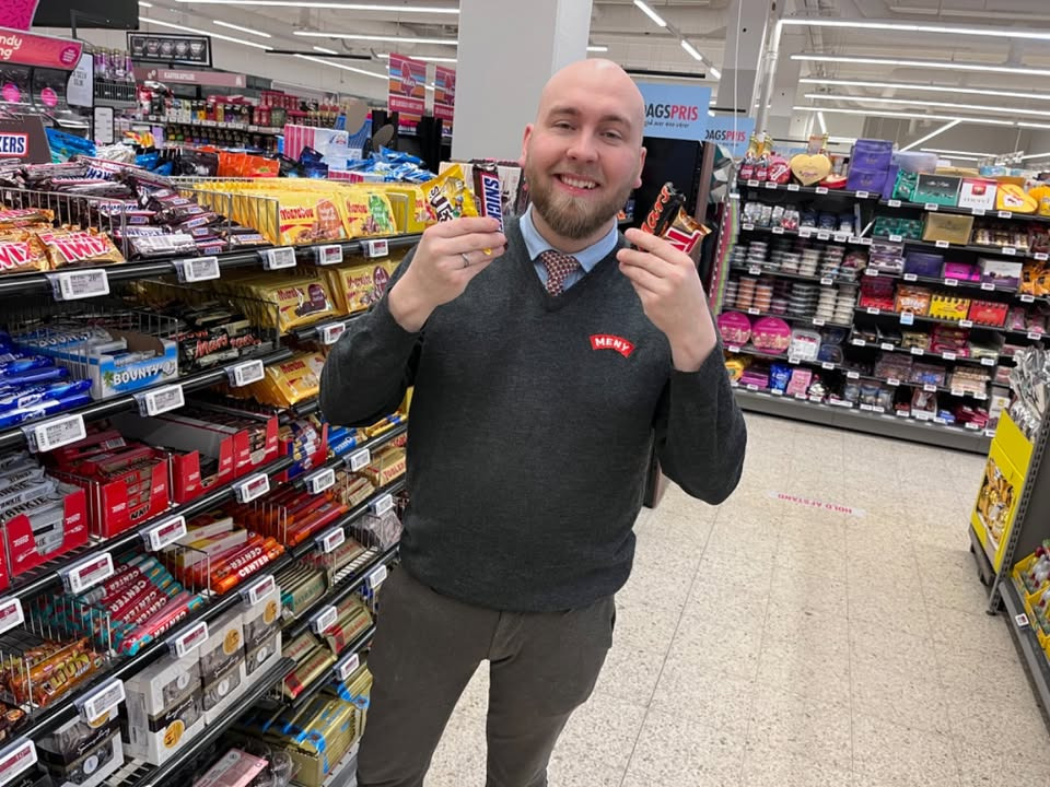 MENY Hobro tilbyder ja tak chokoladebars til 6,66 kr.