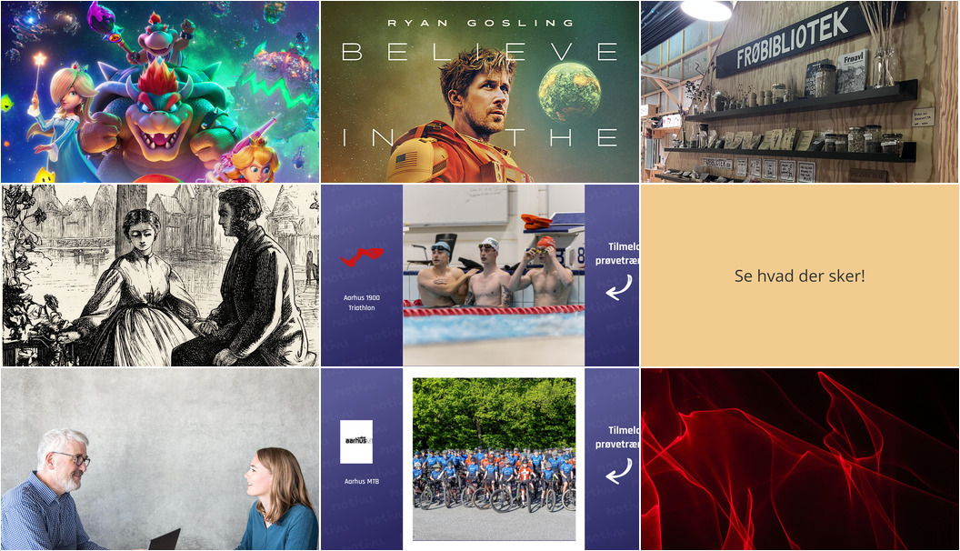 Filmoplevelser, frøbiblioteker og sportstræning i Aarhus - Se hvad der sker den kommende uge