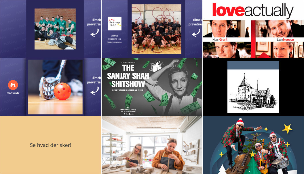 Julekoncerter, filmvisninger og sportsaktiviteter - Se hvad der sker i Haderslev den kommende uge