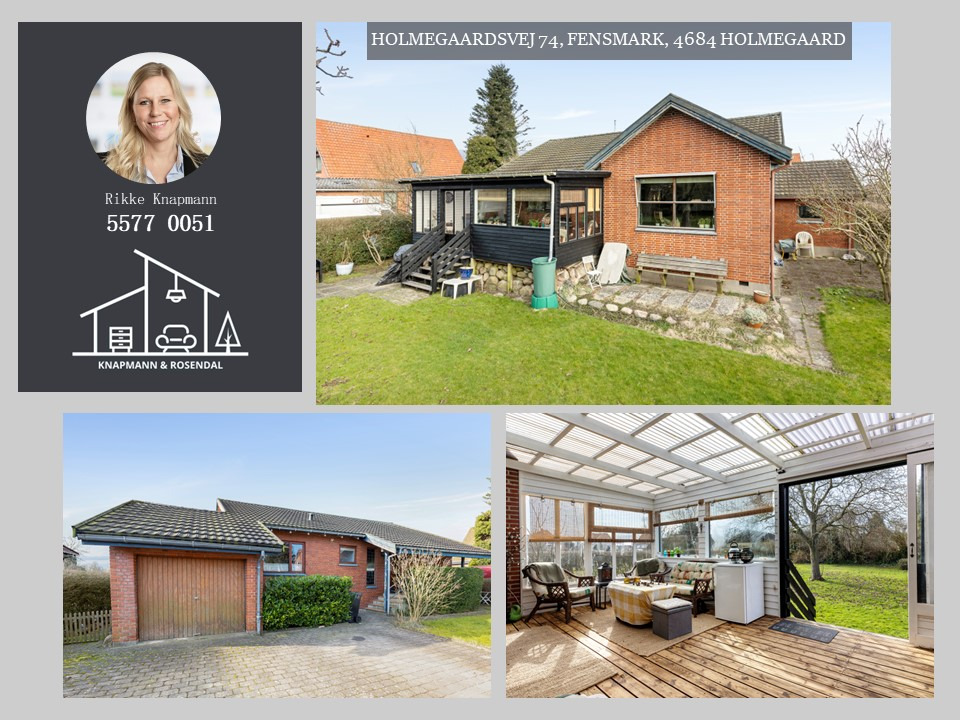 Knapmann & Rosendal ApS tilbyder rødstensvilla i Fensmark med central beliggenhed