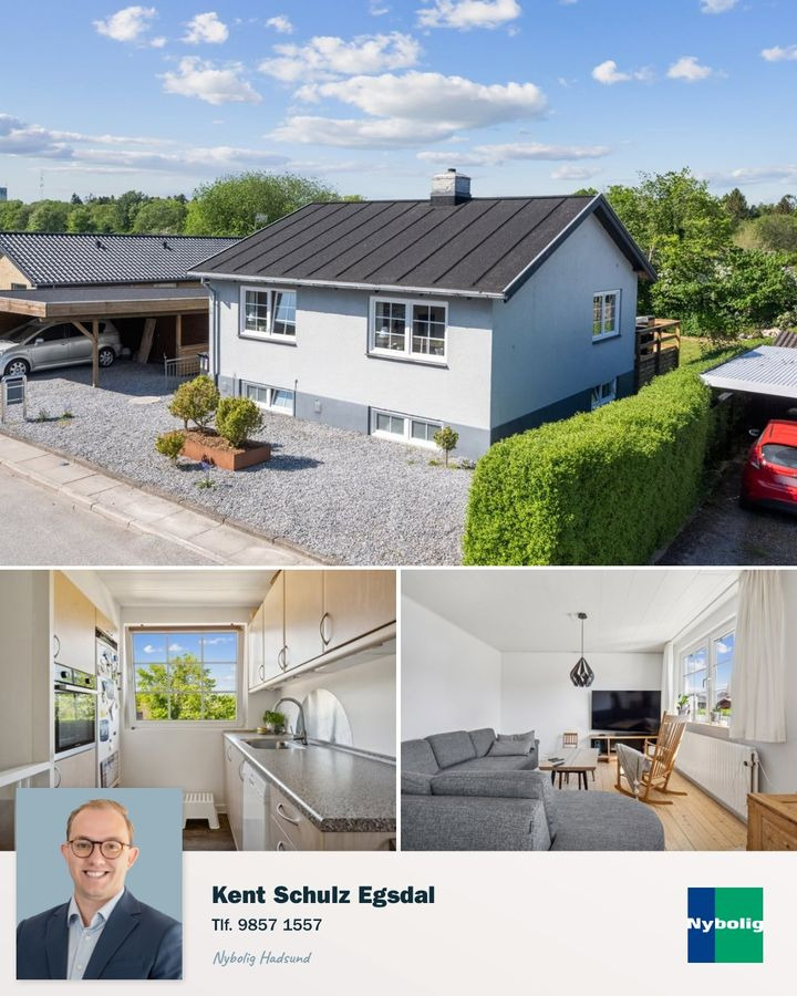 Nybolig Hadsund præsenterer moderniseret villa på Valmuevej i Hadsund