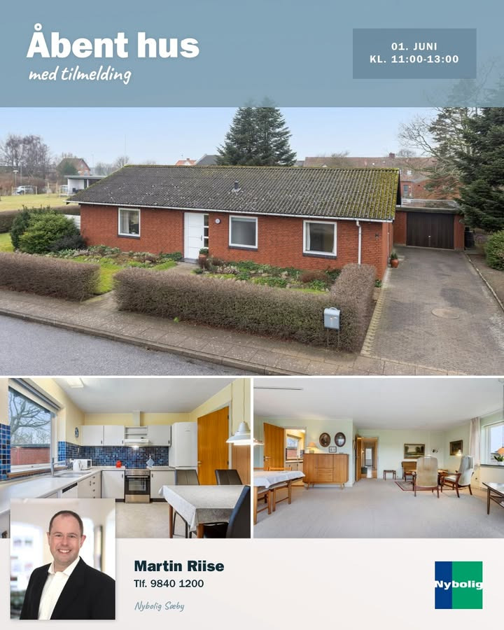 Nybolig Sæby A/S inviterer til åbent hus med bud ønskes i Syvsten