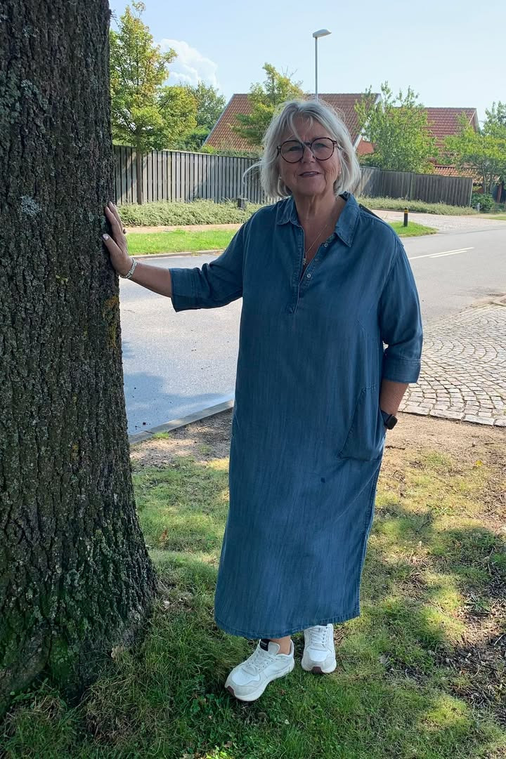 Rosengreen tilbyder smart Ciso kjole i tencel til nedsat pris