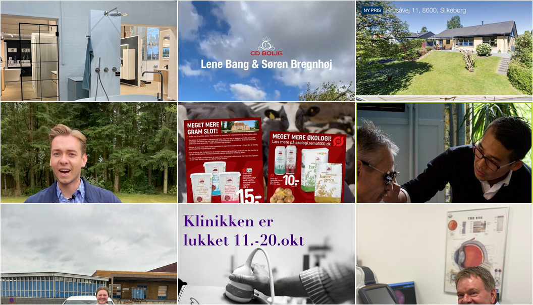 Nyt fra CD Bolig - Lene Bang & Søren Bregnhøj, Bentzens Køreskole, Hjemmeoptik v/Peter F Nielsen og 7 andre