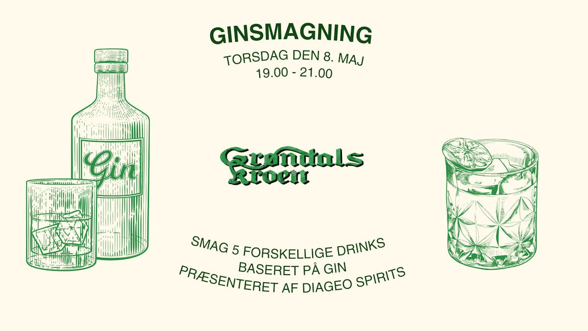 Ginsmagning på Grøndalskroen: Oplev 5 unikke gin cocktails