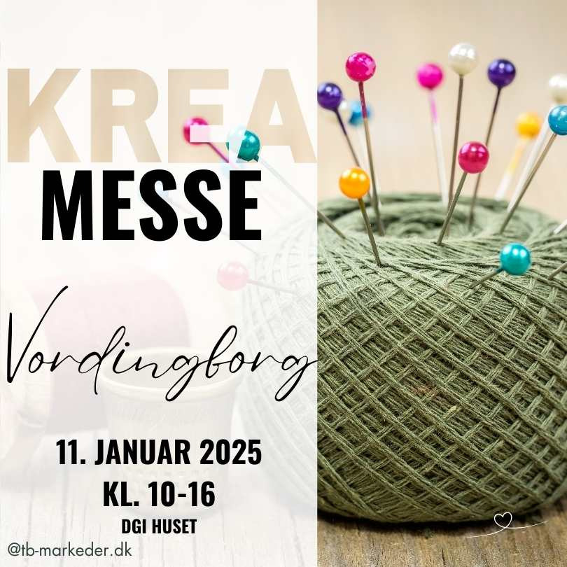 Oplev kreativiteten blomstre på KREA-messen i Vordingborg