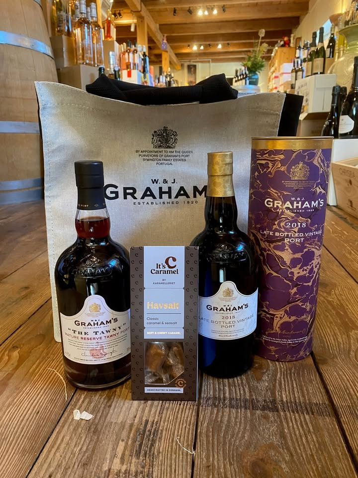 Pedersborg Vin tilbyder eksklusivt portvinssæt med besparelse på Graham's produkter