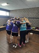 Vorup FB/Kristrup BK 1 U13-pigerne måtte se sig slået efter at have haft føringen det meste af kampen: “Dagens kamp blev en rigtig flot og tæt spillet kamp, med masser af intensitet fra begge hold"