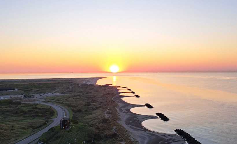 Se solopgangen fra toppen af Det Grå Fyr