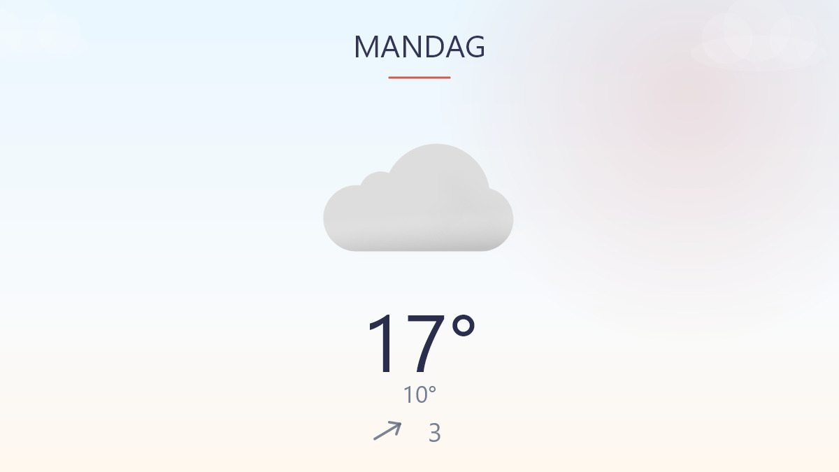 Stille start, lun dag venter